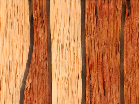 Rwraps™ Natural Vertical Wood Plank Print Vinyl Wrap Film - Brandy