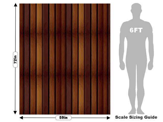 Dark Gradient Wood Plank Vehicle Wrap Scale