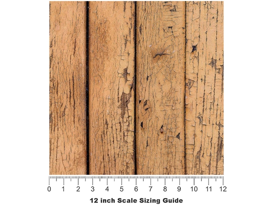 Forest Stain Wood Plank Vinyl Film Pattern Size 12 inch Scale