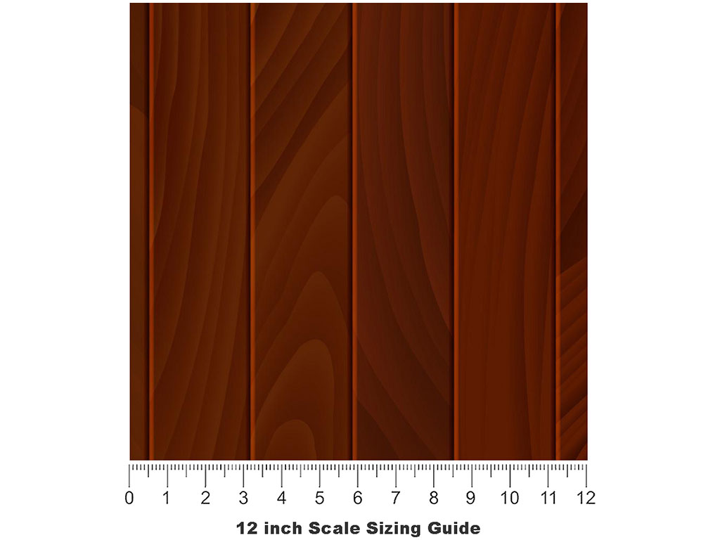 Spice  Wood Plank Vinyl Film Pattern Size 12 inch Scale