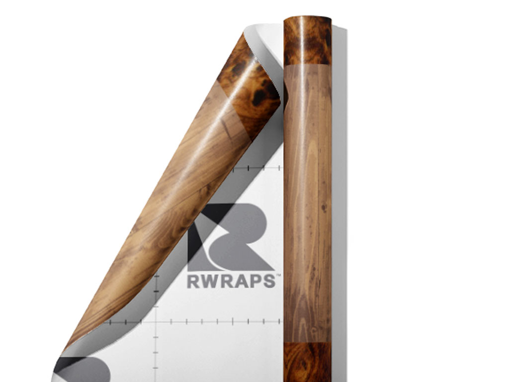 Weathered Oak Wood Plank Wrap Film Sheets