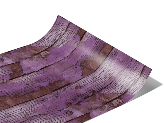 Distressed Periwinkle Wood Plank Vinyl Wraps