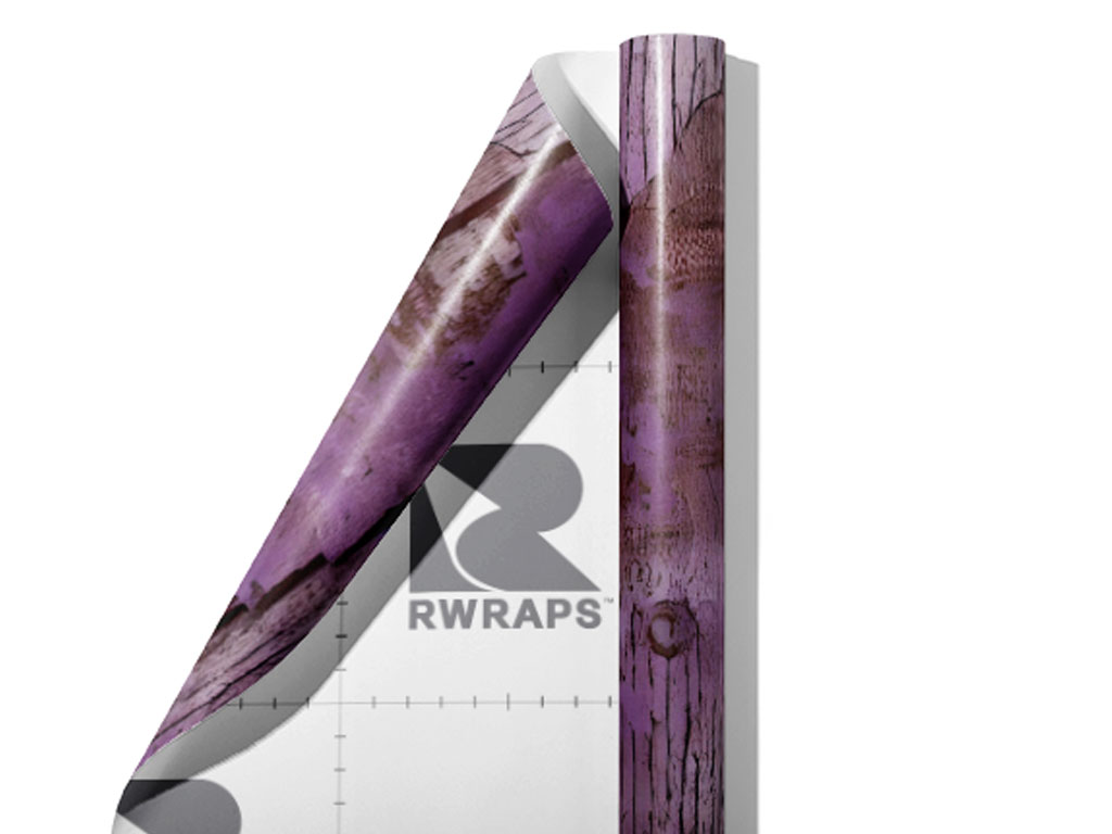 Distressed Periwinkle Wood Plank Wrap Film Sheets