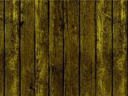 Distressed Aureolin Wood Plank Vinyl Wrap Pattern