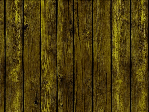 Rwraps™ Yellow Wood Plank Print Vinyl Wrap Film - Distressed Aureolin
