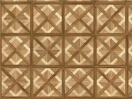 Cappuccino Stain Wooden Parquet Vinyl Wrap Pattern