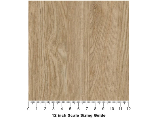 Golden Oak Woodgrain Vinyl Film Pattern Size 12 inch Scale