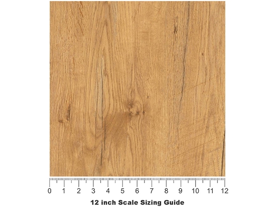 Rustic Pine Woodgrain Vinyl Film Pattern Size 12 inch Scale
