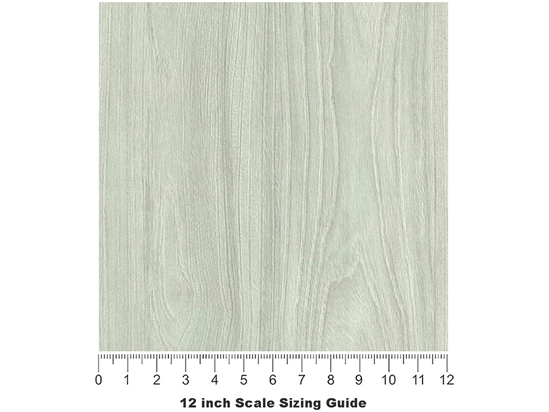 White Alder Woodgrain Vinyl Film Pattern Size 12 inch Scale