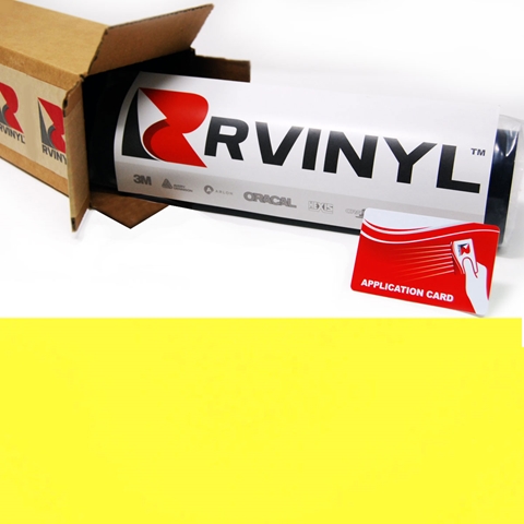 Rwraps™ Gloss Vinyl Wrap Film - Yellow (Maize)