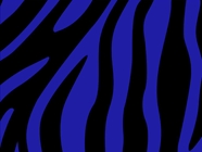 Blue Zebra Vinyl Wrap Pattern