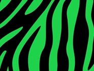 Green Zebra Vinyl Wrap Pattern