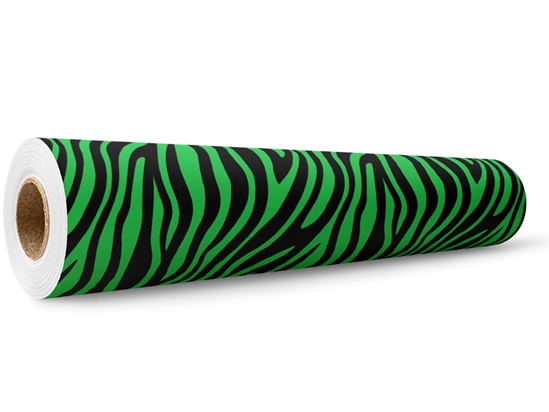 Green Zebra Wrap Film Wholesale Roll