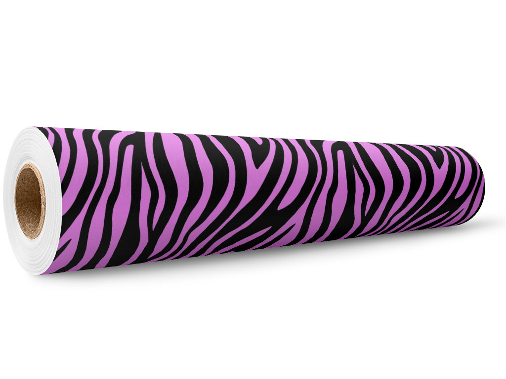 Pink Zebra Wrap Film Wholesale Roll