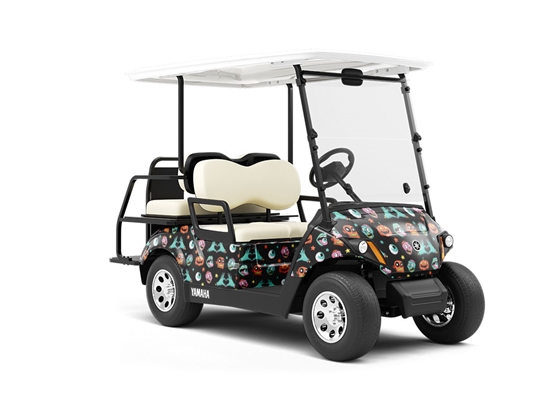 Loving Dead Zombie Wrapped Golf Cart