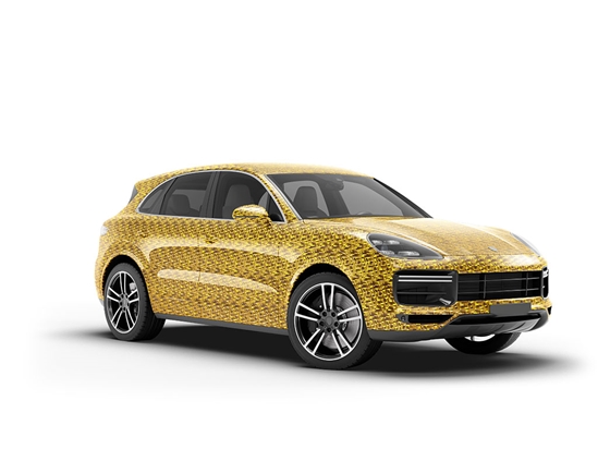 Rwraps 3D Carbon Fiber Gold (Digital) Do-It-Yourself Vehicle Wraps