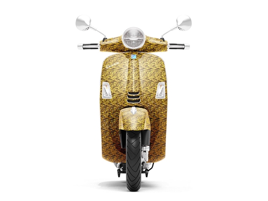 Rwraps 3D Carbon Fiber Gold (Digital) DIY Scooter Wraps
