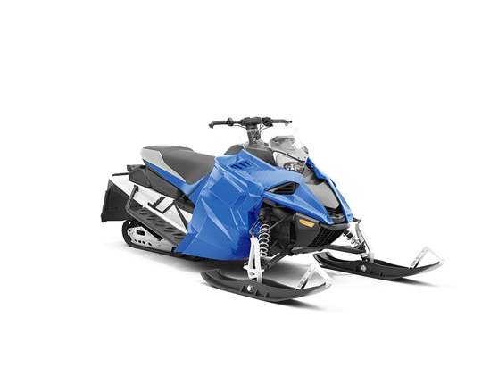 Rwraps™ 5D Carbon Fiber Epoxy Blue Vinyl Snowmobile Wrap