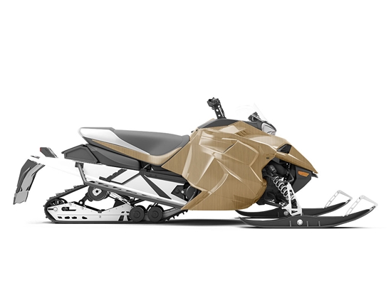 Rwraps Brushed Aluminum Gold Do-It-Yourself Snowmobile Wraps