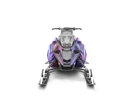 Rwraps Holographic Chrome Purple Neochrome DIY Snowmobile Wraps