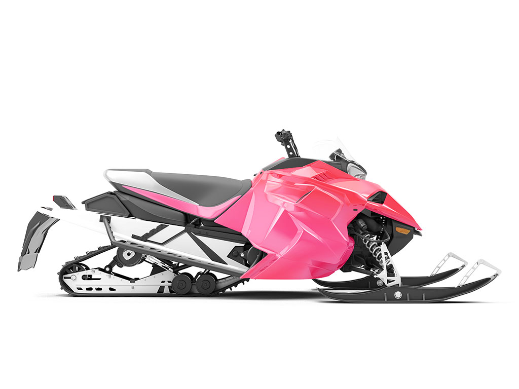 Rwraps Matte Chrome Pink Rose Do-It-Yourself Snowmobile Wraps
