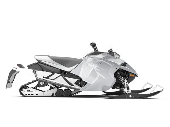 Rwraps Matte Chrome Silver Do-It-Yourself Snowmobile Wraps