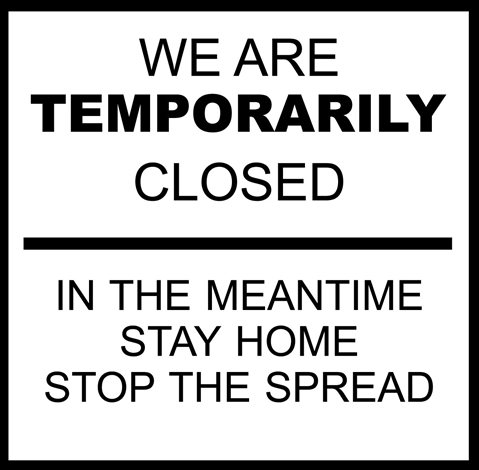Temporarily Closed - Stay Home File Download