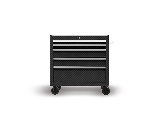 3M 2080 Carbon Fiber Black DIY Tool Cabinet Wraps