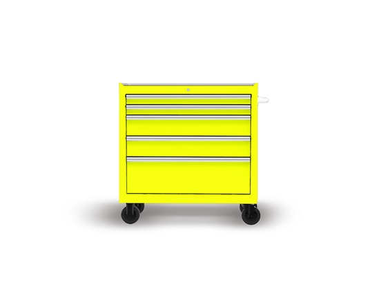 3M 1080 Satin Neon Fluorescent Yellow DIY Tool Cabinet Wraps