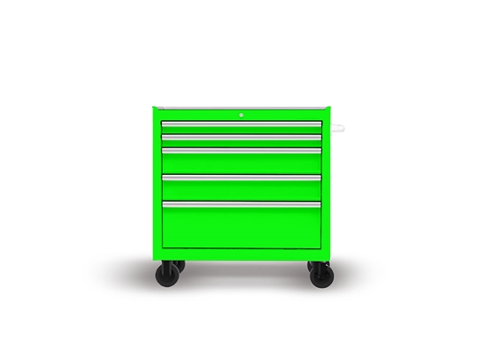 3M 1080 Satin Neon Fluorescent Green DIY Tool Cabinet Wraps