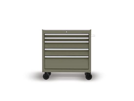 Avery Dennison SW900 Satin Khaki Green DIY Tool Cabinet Wraps