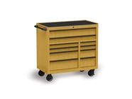 ORACAL 975 Brushed Aluminum Gold Tool Cabinet Wrap