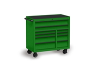 Rwraps Gloss Metallic Dark Green Tool Cabinet Wrap