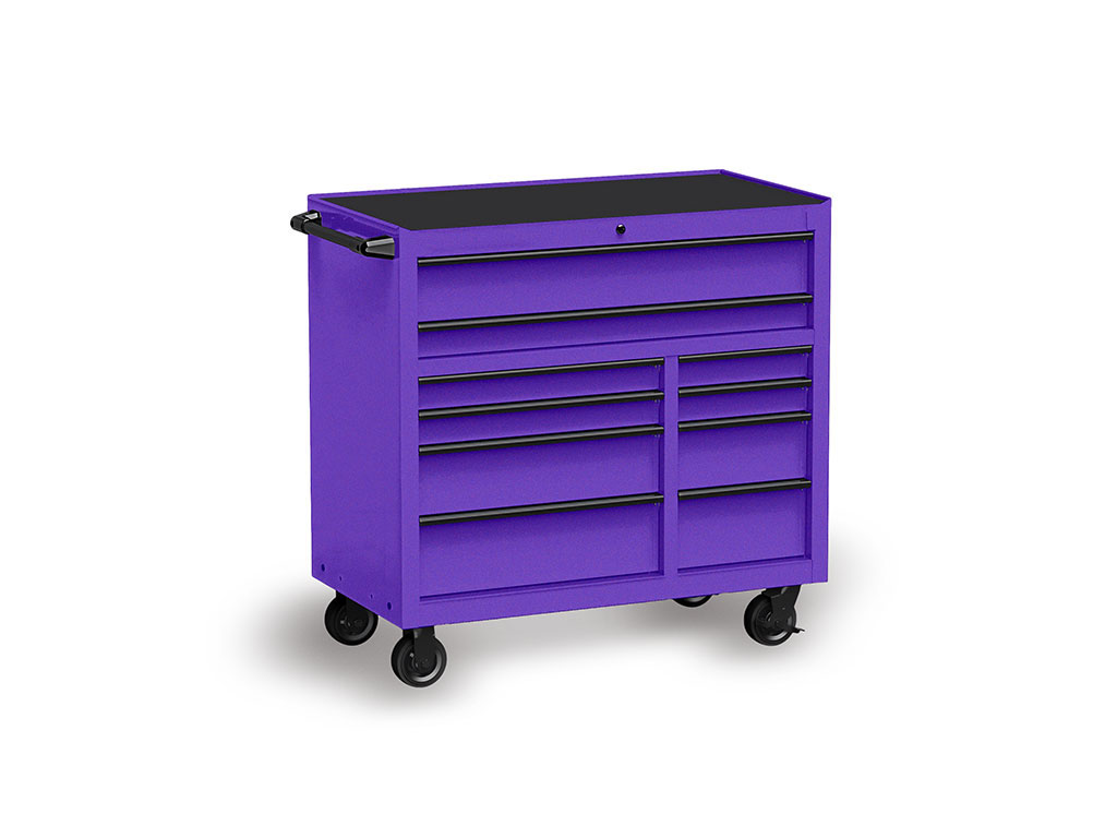 Rwraps Gloss Metallic Dark Purple Tool Cabinet Wrap