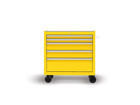 Rwraps Gloss Metallic Yellow DIY Tool Cabinet Wraps