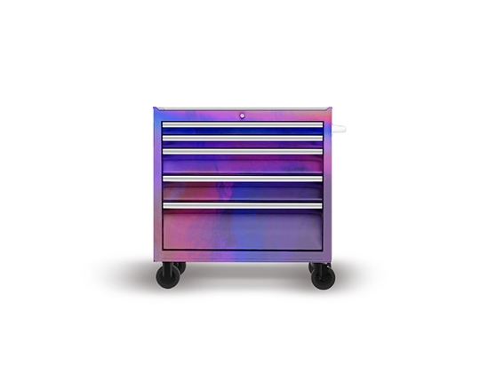 Rwraps Holographic Chrome Purple Neochrome DIY Tool Cabinet Wraps
