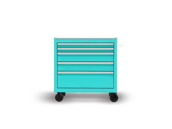 Rwraps Hyper Gloss Turquoise DIY Tool Cabinet Wraps