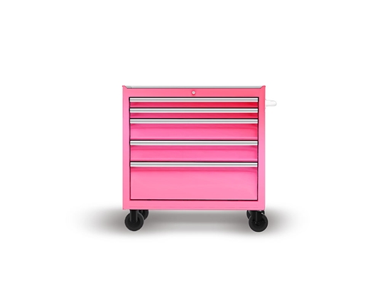 Rwraps Matte Chrome Pink Rose DIY Tool Cabinet Wraps