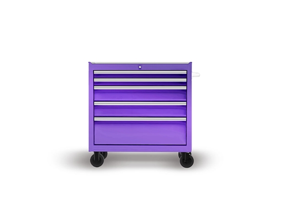 Rwraps Matte Chrome Purple DIY Tool Cabinet Wraps