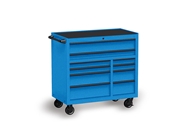 Rwraps Satin Metallic Ocean Blue Tool Cabinet Wrap