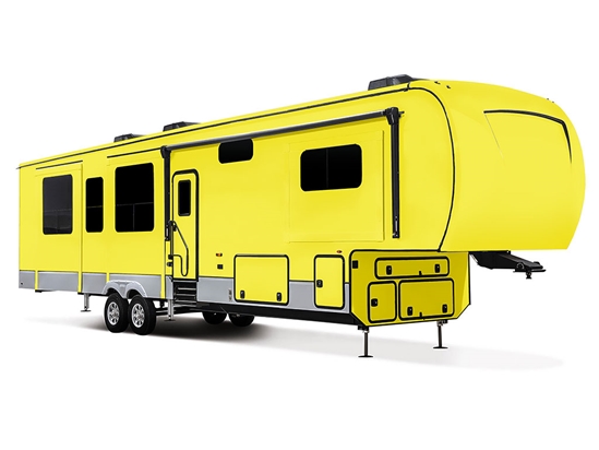 3M 2080 Gloss Lucid Yellow Do-It-Yourself 5th Wheel Travel Trailer Wraps
