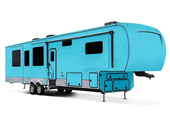 3M 2080 Gloss Sky Blue Do-It-Yourself 5th Wheel Travel Trailer Wraps