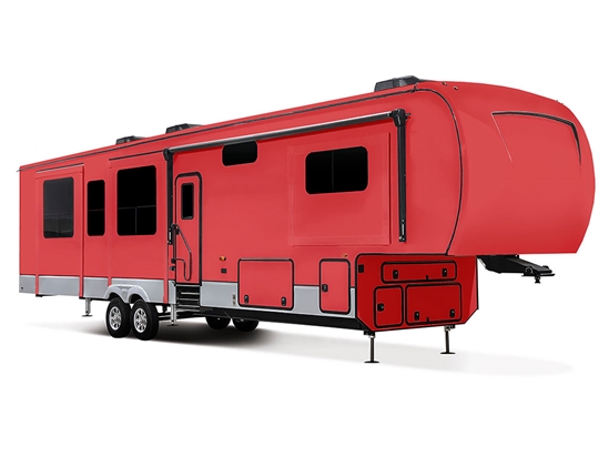 3M 2080 Matte Red Do-It-Yourself 5th Wheel Travel Trailer Wraps