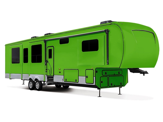 3M 2080 Satin Apple Green Do-It-Yourself 5th Wheel Travel Trailer Wraps