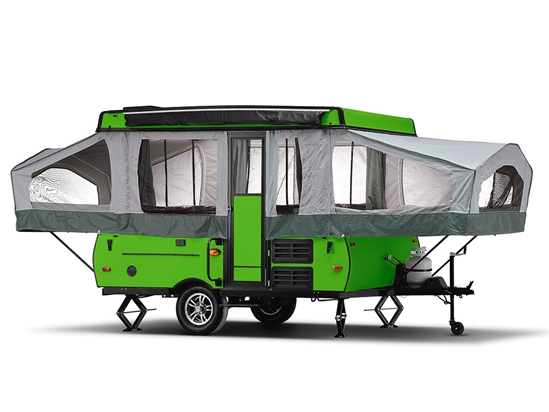 3M 2080 Satin Apple Green DIY Truck Camper Wraps