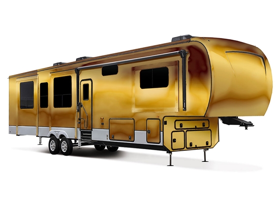 Avery Dennison SF 100 Gold Chrome Do-It-Yourself 5th Wheel Travel Trailer Wraps