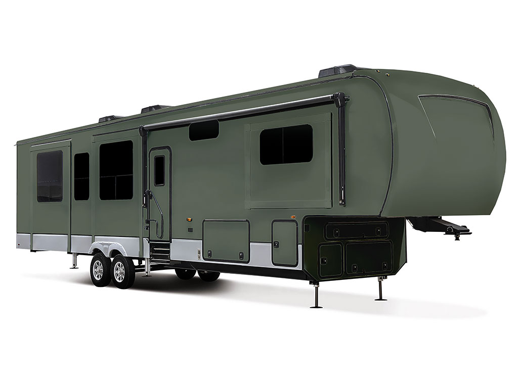 Avery Dennison SW900 Matte Olive Green Do-It-Yourself 5th Wheel Travel Trailer Wraps