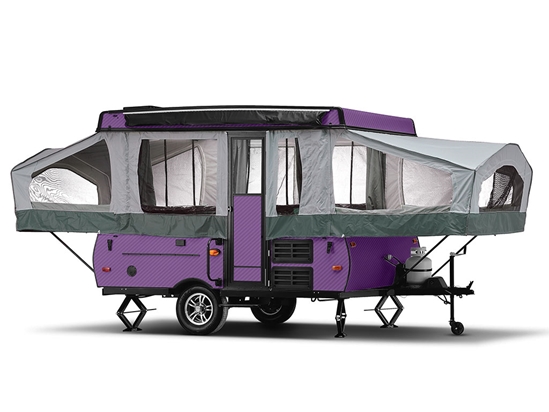 Rwraps 3D Carbon Fiber Purple Pop-Up Camper