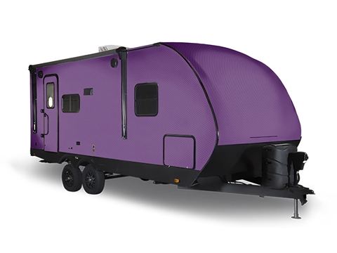 Rwraps™ 3D Carbon Fiber Purple Travel Trailer Wraps