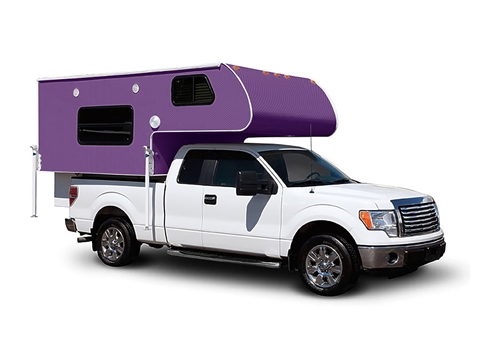 Rwraps™ 3D Carbon Fiber Purple Truck Camper Wraps